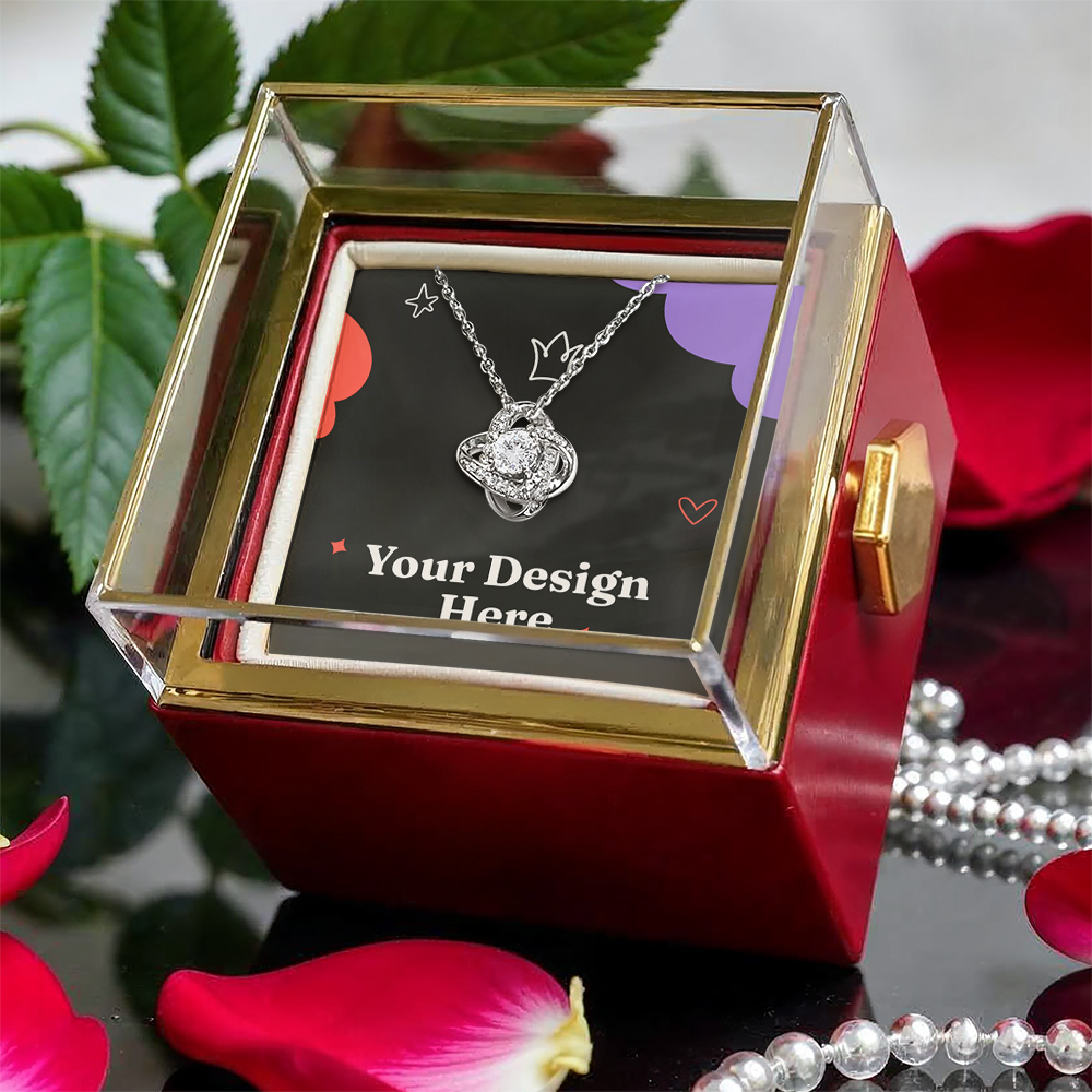Braver Name - Daughter Birthday Necklace with Rose Box